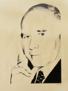 Andy Warhol: Portrait Peter Ludwig, 1980, Seriegraphie, Dauerleihgabe der Ludwig Stiftung, Aachen © The Andy Warhol Foundation for the Visual Arts, NY, 2022. Foto: Ludwig Museum Koblenz