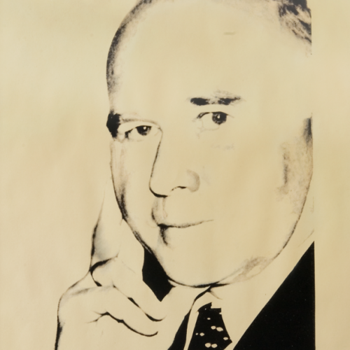 Andy Warhol: Portrait Peter Ludwig, 1980, Seriegraphie, Dauerleihgabe der Ludwig Stiftung, Aachen © The Andy Warhol Foundation for the Visual Arts, NY, 2022. Foto: Ludwig Museum Koblenz