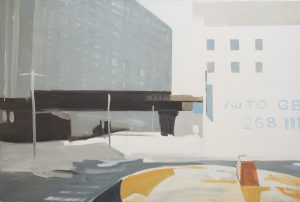Koen van den Broek, "E 26th Street", 2000, Öl auf Leinwand, 80 x 120 cm, Studio Koen van den Broek © Koen van den Broek