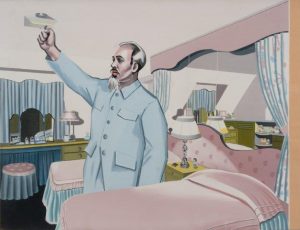 ERRÓ (GUDMUNDUR GUDMUND-SSON): AMERICAN INTERIOR NO. 6, 1967, Öl auf Leinwand, 90 x 115 cm, Sammlung Ludwig Museum, Koblenz © VG Bild-Kunst Bonn, 2026